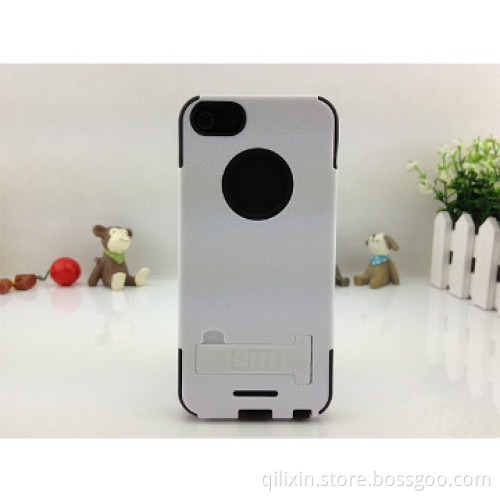 Colorful case with stand for iphone5 accessories